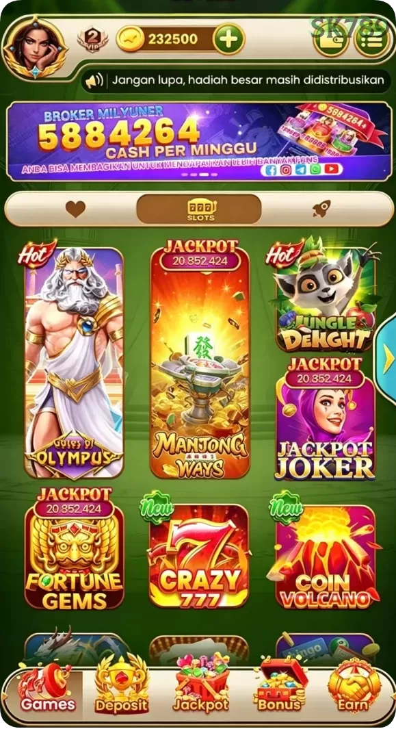 Cuplikan layar RPRR — aktivitas